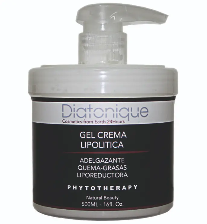 Gel Liporeductor Quema Grasas - Diatonique - Vientre Plano - 500 ml | Tratamiento Corporal para Reducción de Grasa Abdominal