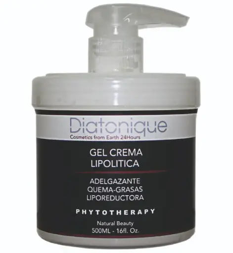 Gel Liporeductor Quema Grasas - Diatonique - Vientre Plano - 500 ml | Tratamiento Corporal para Reducción de Grasa Abdominal